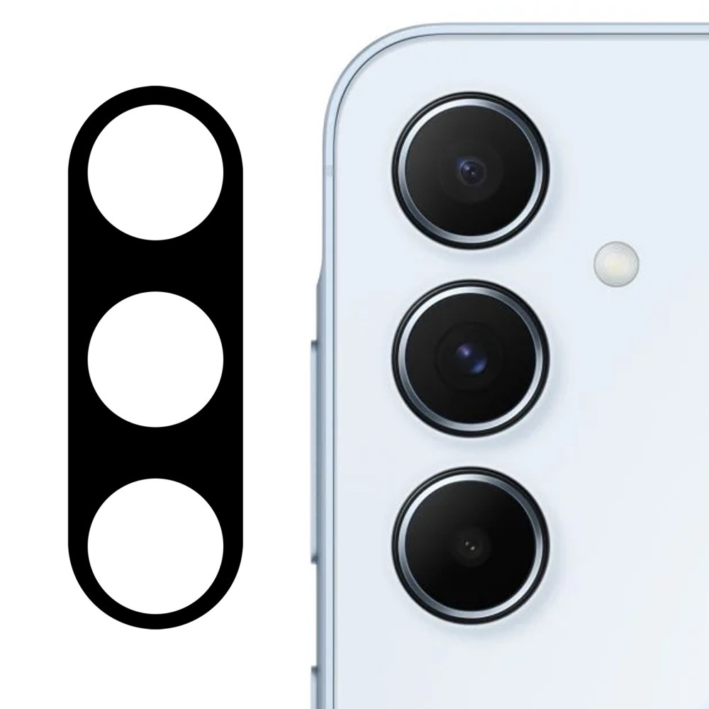 Sklo čočky fotoaparátu na Samsung Galaxy A56 5G - černé