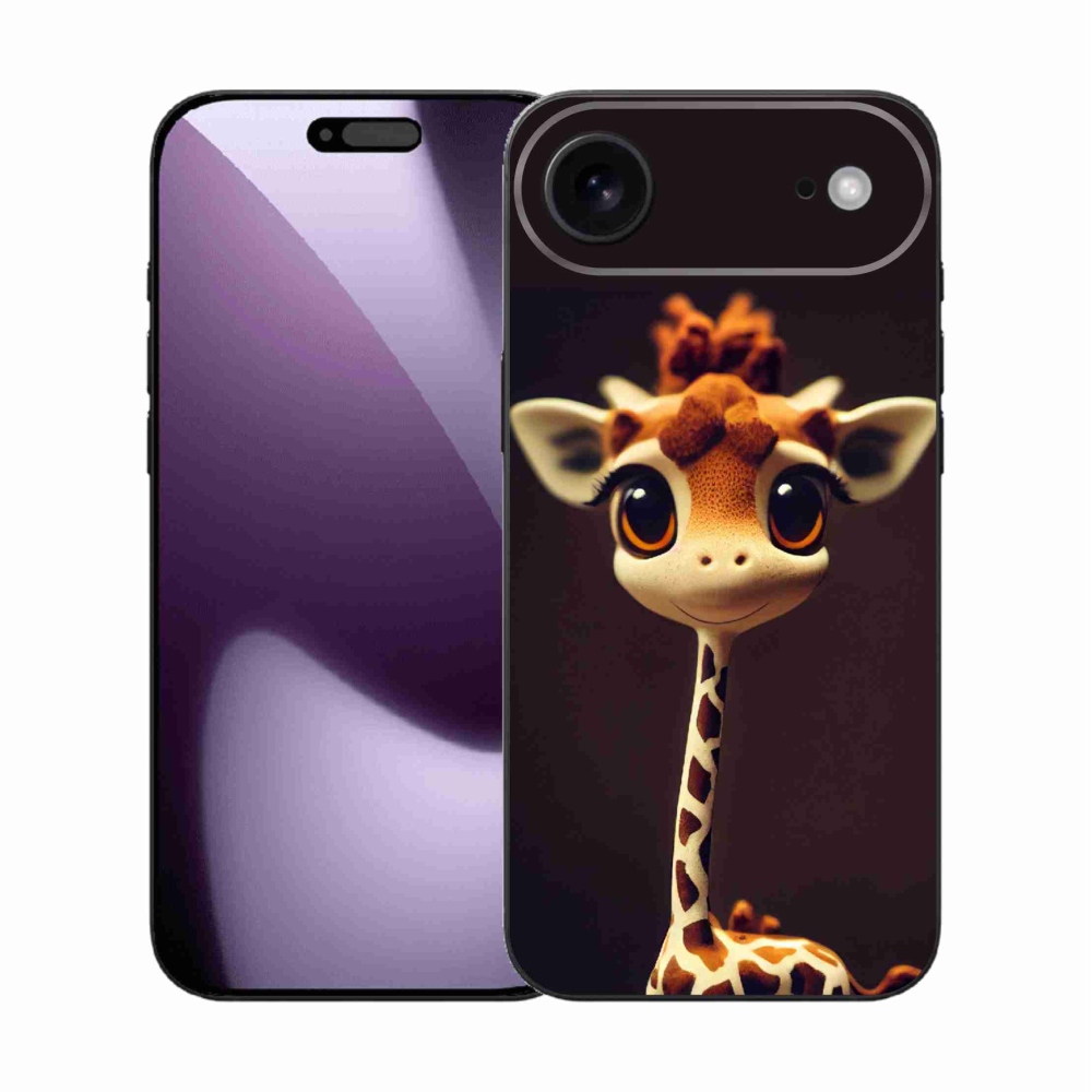 Gelový kryt mmCase na iPhone 17 Air - malá žirafa