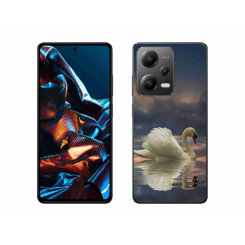 Gelový kryt mmCase na Xiaomi Redmi Note 12 Pro 5G - labuť