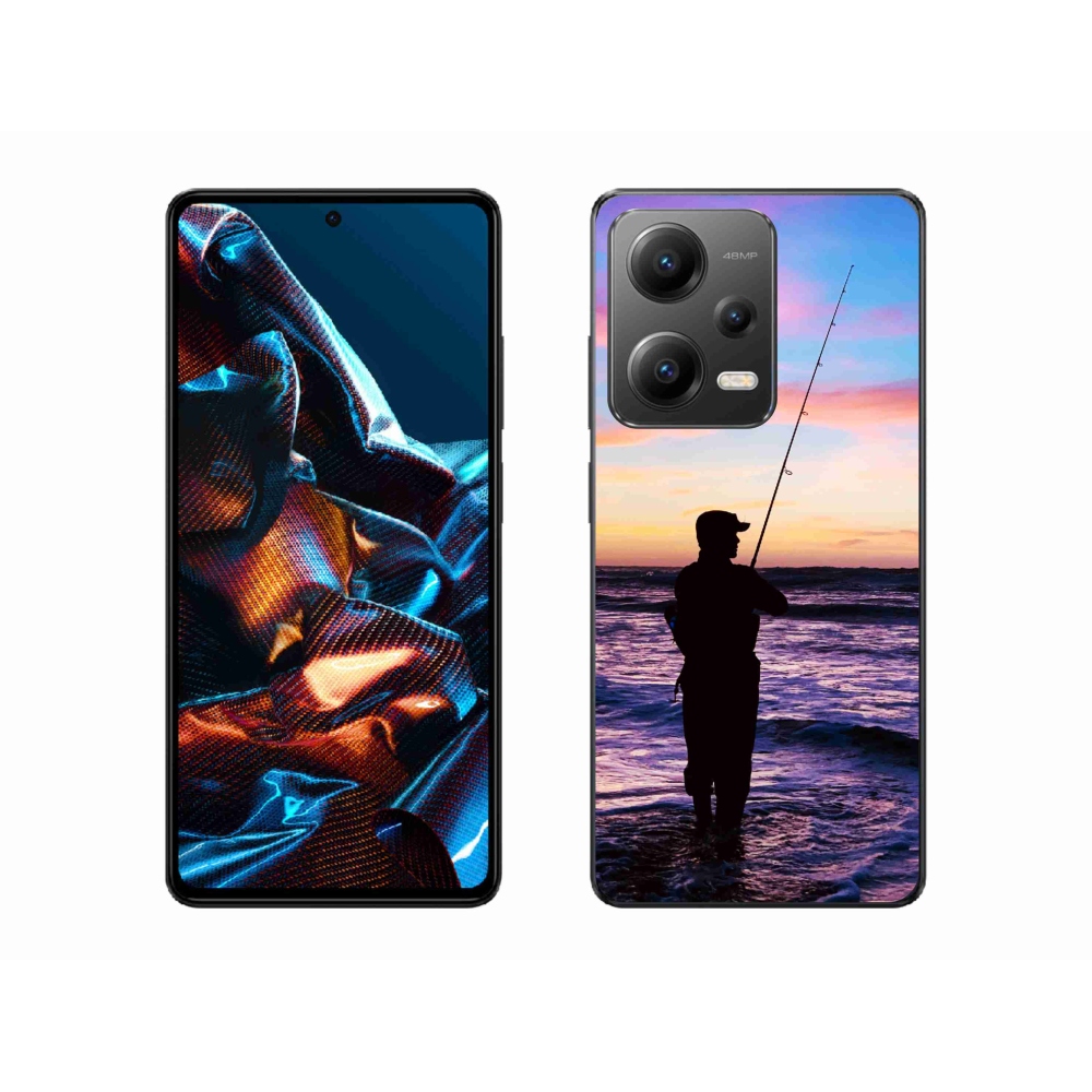 Gelový kryt mmCase na Xiaomi Redmi Note 12 Pro 5G - rybaření 1