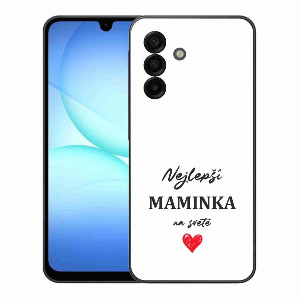 Gelový kryt mmCase na Samsung Galaxy A17 4G/5G - nejlepší maminka 1 bílé pozadí