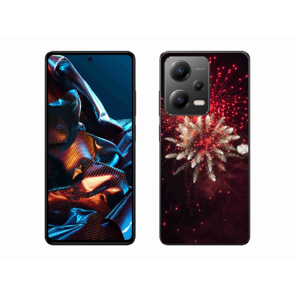 Gelový kryt mmCase na Xiaomi Redmi Note 12 Pro 5G - ohňostroj