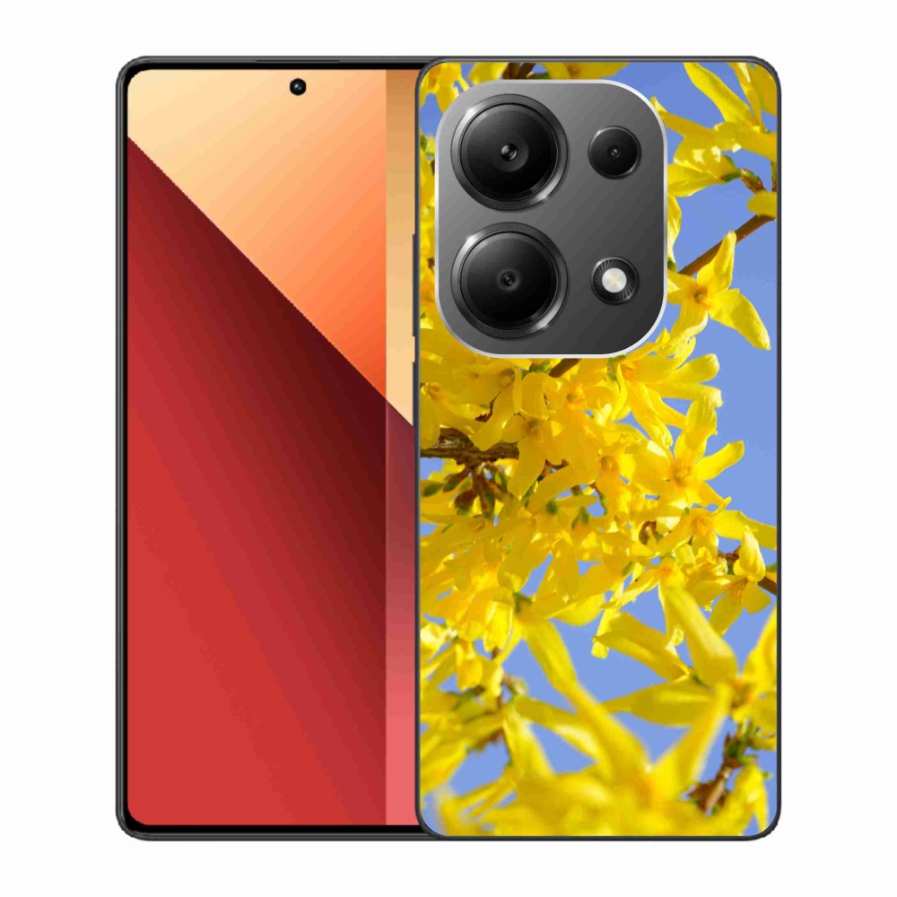Gelový kryt mmCase na Xiaomi Redmi Note 13 Pro 4G/Poco M6 Pro - žluté květy