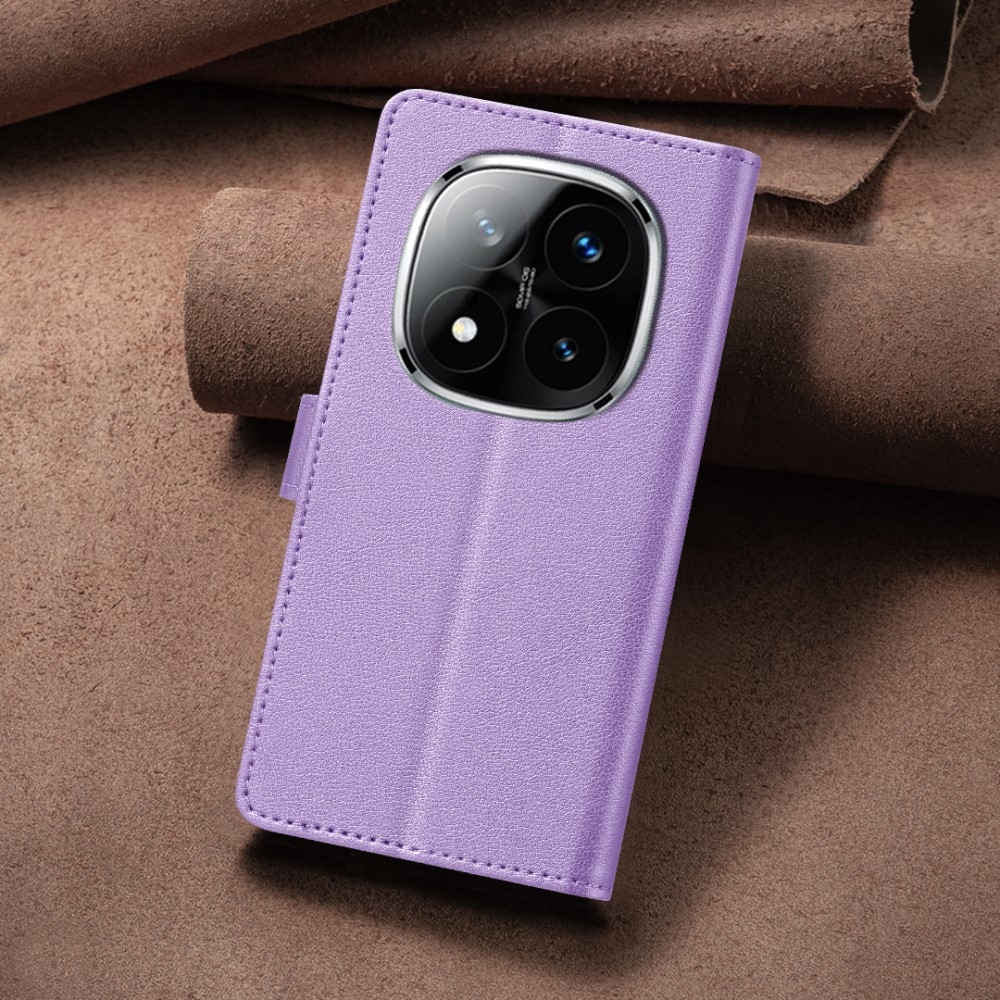 BINFEN knížkové pouzdro na Xiaomi Redmi Note 14 Pro 5G/Poco X7 5G/Note 14 Pro+ 5G - fialové