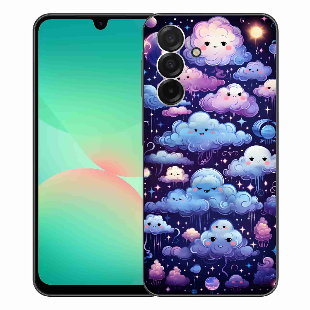 Gelový kryt mmCase na Samsung Galaxy A26 5G - mráčky