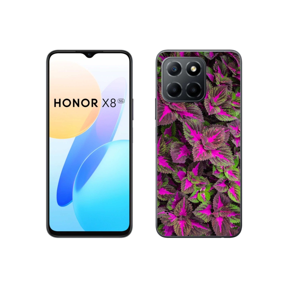 Gelový kryt mmCase na Honor X8 5G/70 Lite 5G - květiny 10