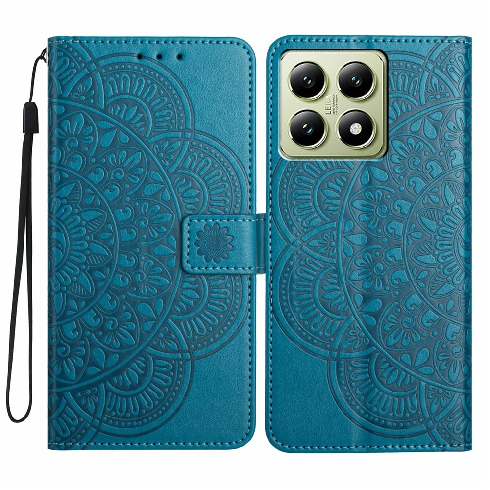 Mandala knížkové pouzdro na Xiaomi 15T Pro - modré
