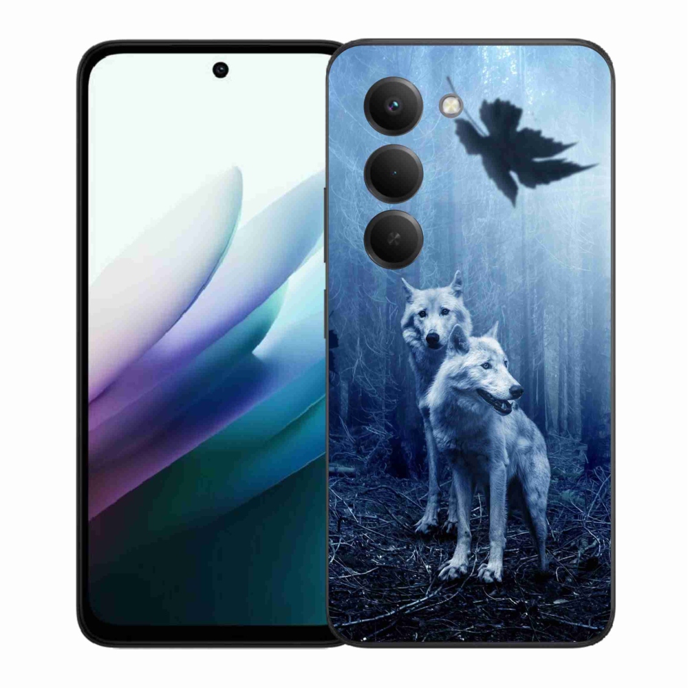 Gelový kryt mmCase na Xiaomi Redmi 15 4G/5G (171mm) - vlci v lese