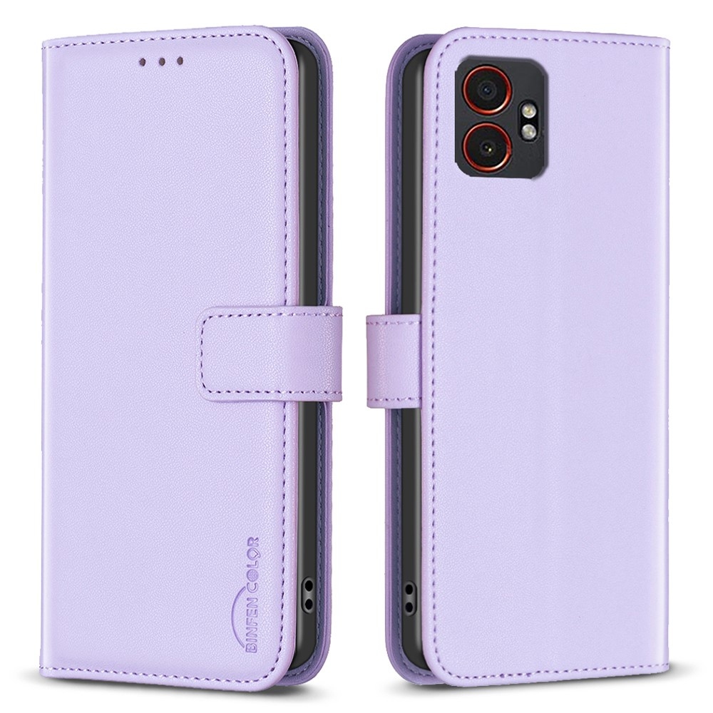 BNF knížkové pouzdro na Samsung Galaxy Xcover 7 Pro - světlefialové