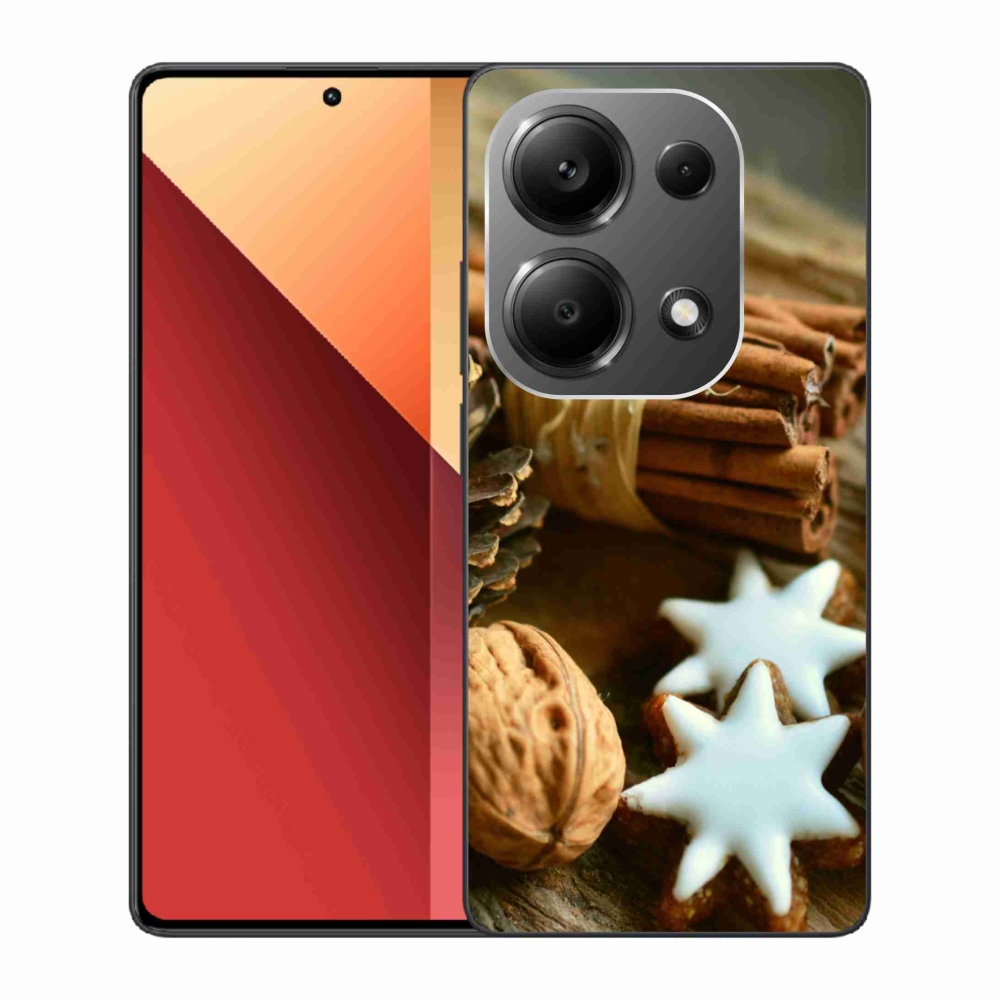 Gelový kryt mmCase na Xiaomi Redmi Note 13 Pro 4G/Poco M6 Pro - skořice a perníčky