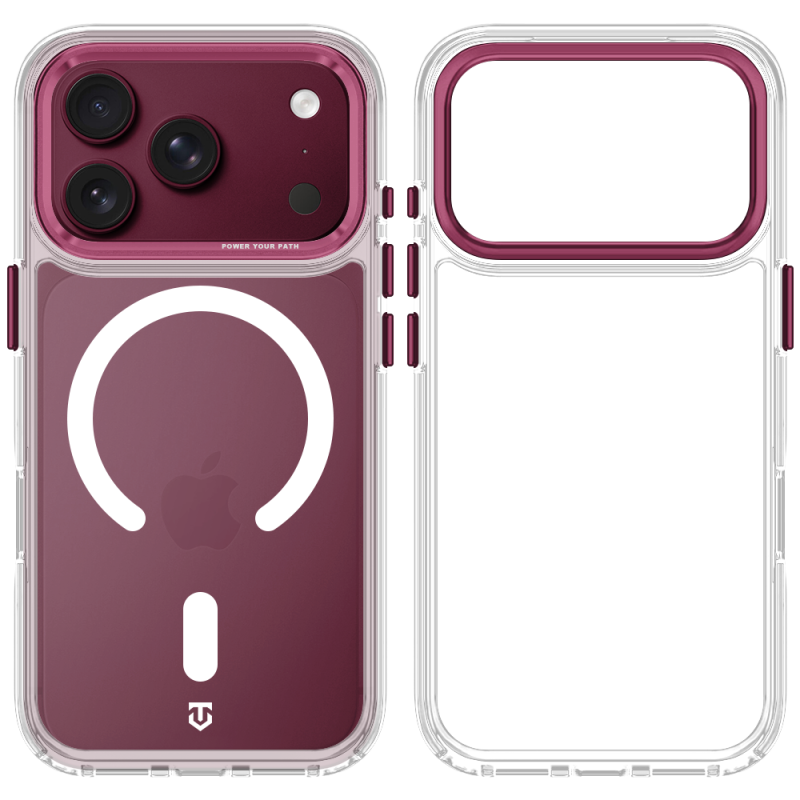 Tactical MagForce 2.0 Kryt pro Apple iPhone 17 Pro/18 Pro Burgundy