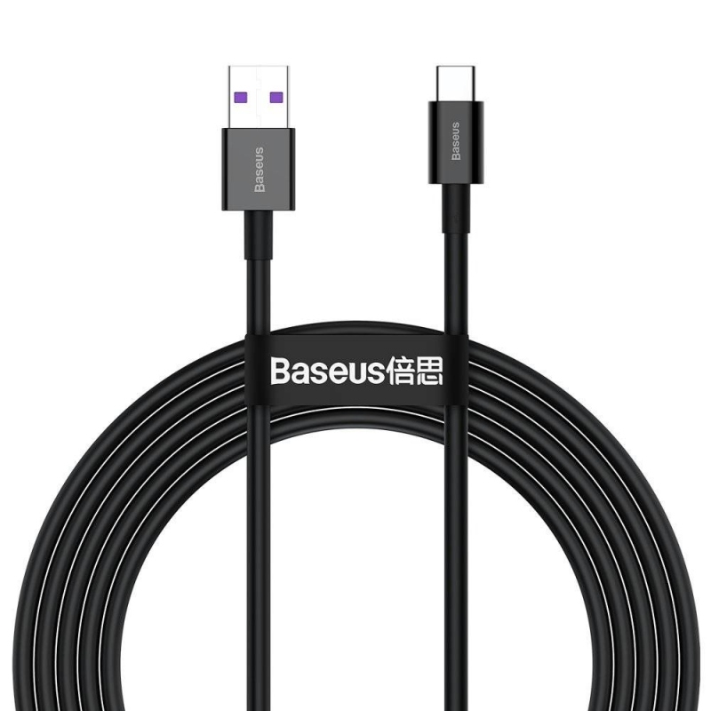 Baseus Superior Series Fast Charging Datový Kabel USB-A/USB-C 66W 2m Black