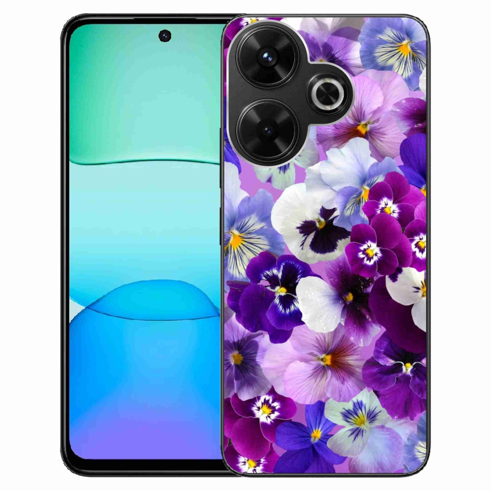 Gelový kryt mmCase na Xiaomi Redmi 13 4G/Poco M6 4G - květiny 9