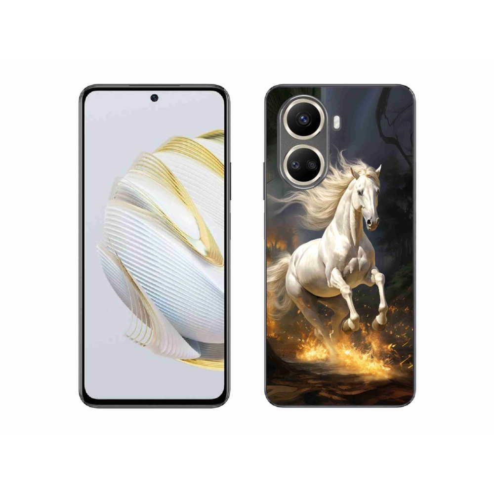 Gelový kryt mmCase na Huawei Nova 10 SE - bílý kůň 2