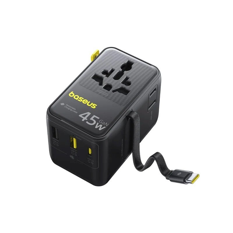 Baseus PicoGo AG11 Fast Universal 45W Cestovní Nabíječka Cosmic Black