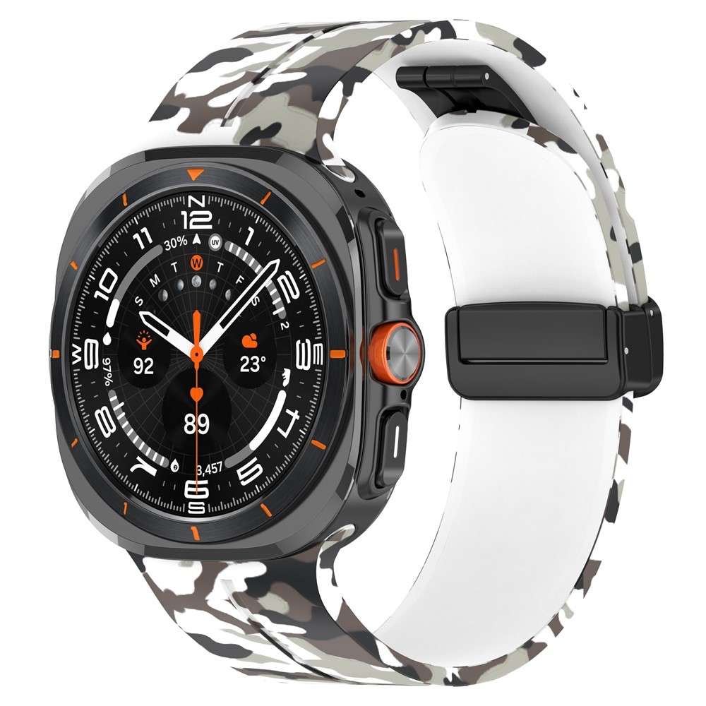 Camouf silikonový řemínek na Samsung Galaxy Watch Ultra (2025) 47mm - bílý