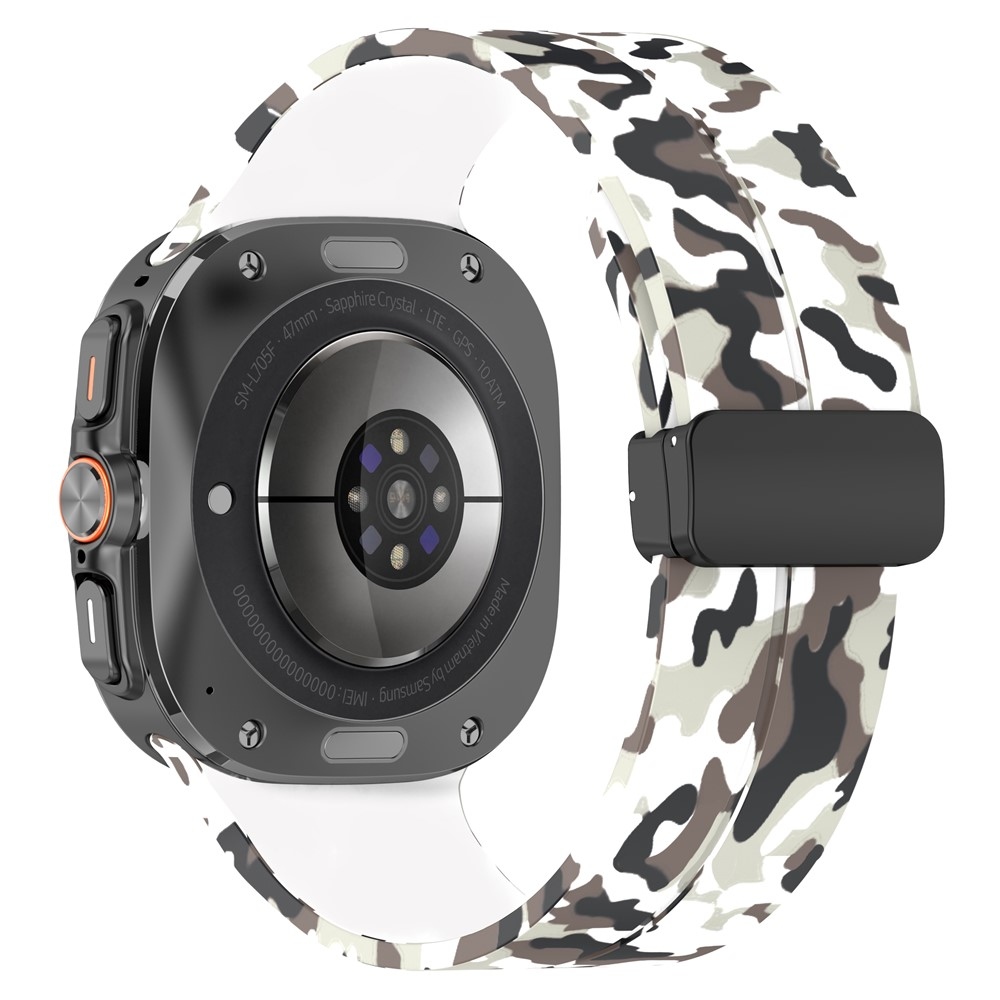 Camouf silikonový řemínek na Samsung Galaxy Watch Ultra (2025) 47mm - bílý