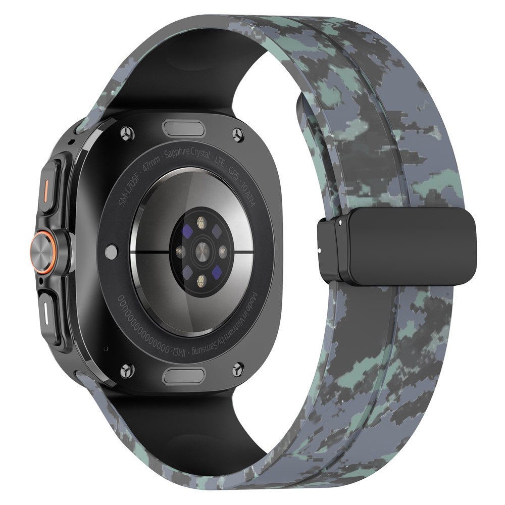 Camouf silikonový řemínek na Samsung Galaxy Watch Ultra (2025) 47mm - černý