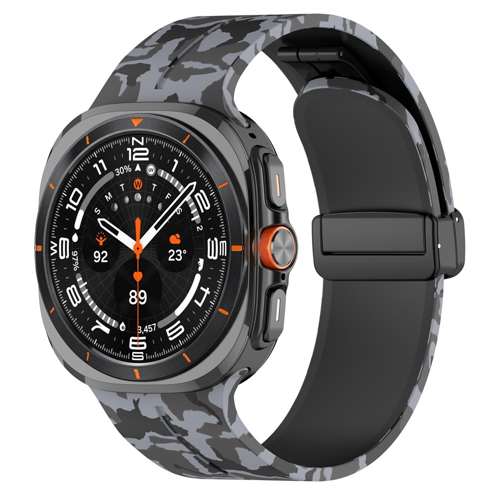Camouf silikonový řemínek na Samsung Galaxy Watch Ultra (2025) 47mm - šedý