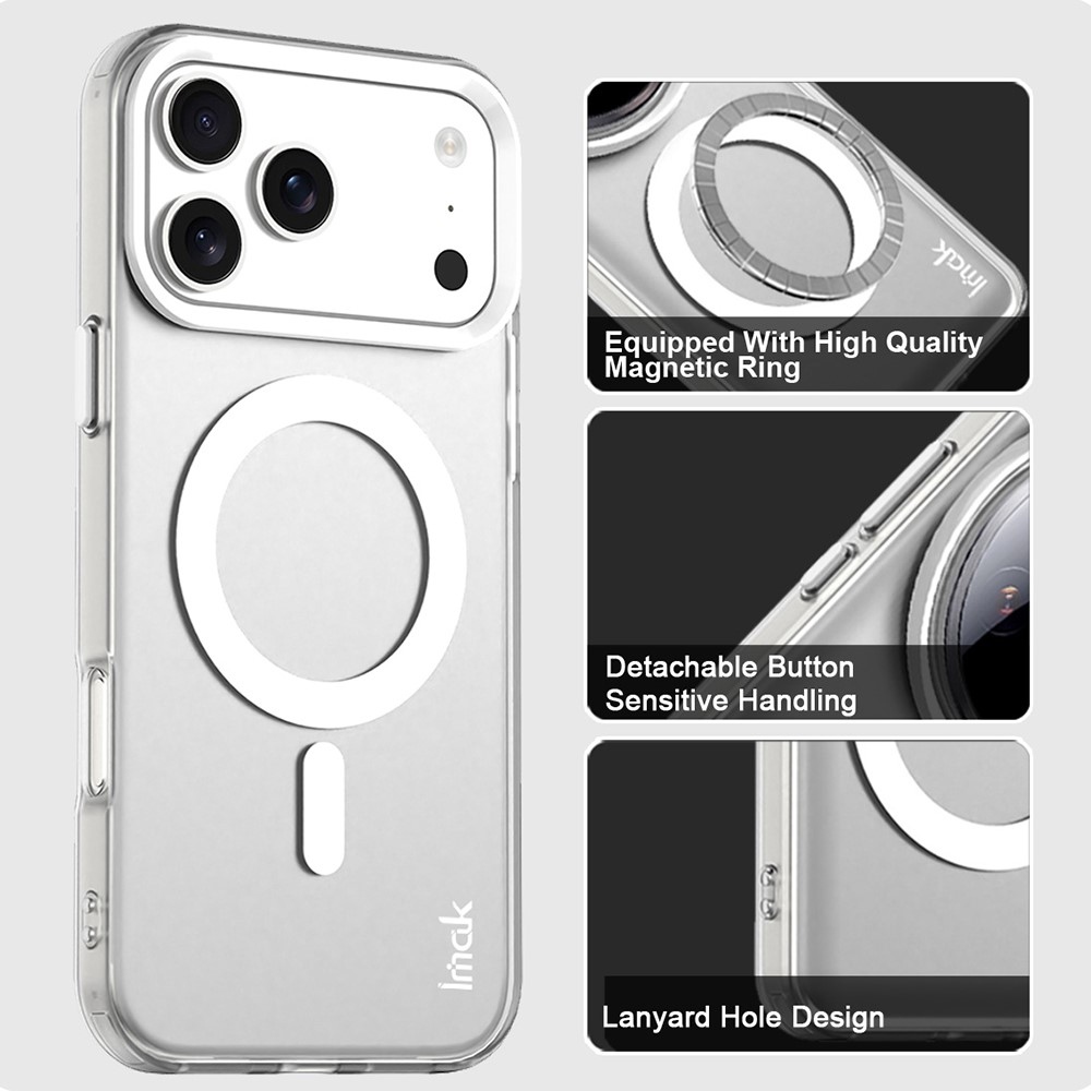 Candy gelový obal MagSafe pro iPhone 18 Pro / 17 Pro - bílý