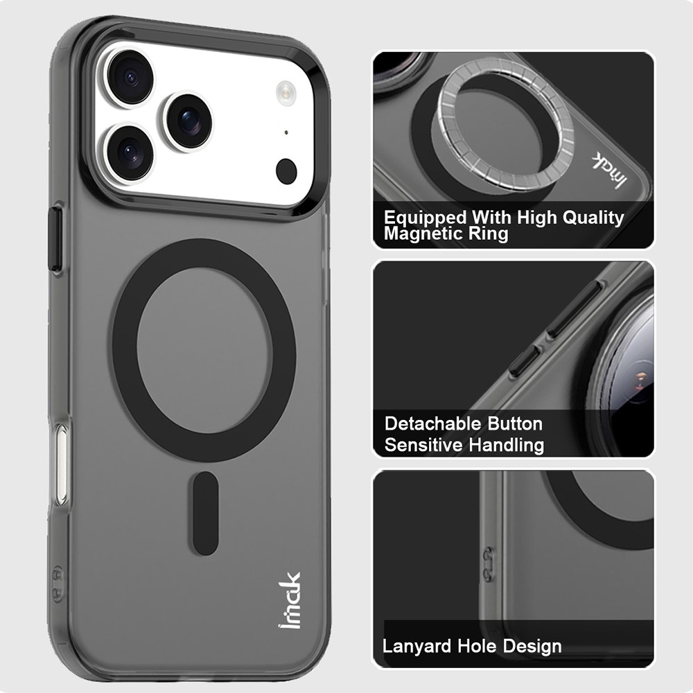 Candy gelový obal MagSafe pro iPhone 18 Pro / 17 Pro - černý