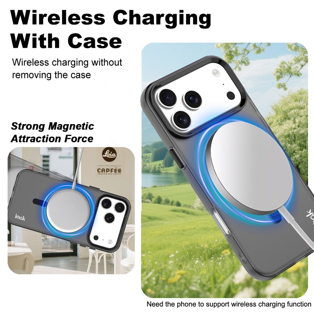 Candy gelový obal MagSafe pro iPhone 18 Pro / 17 Pro - černý