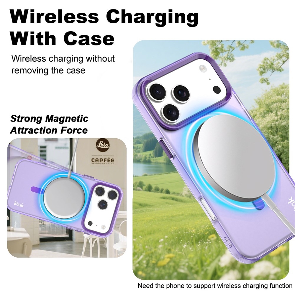 Candy gelový obal MagSafe pro iPhone 18 Pro / 17 Pro - fialový