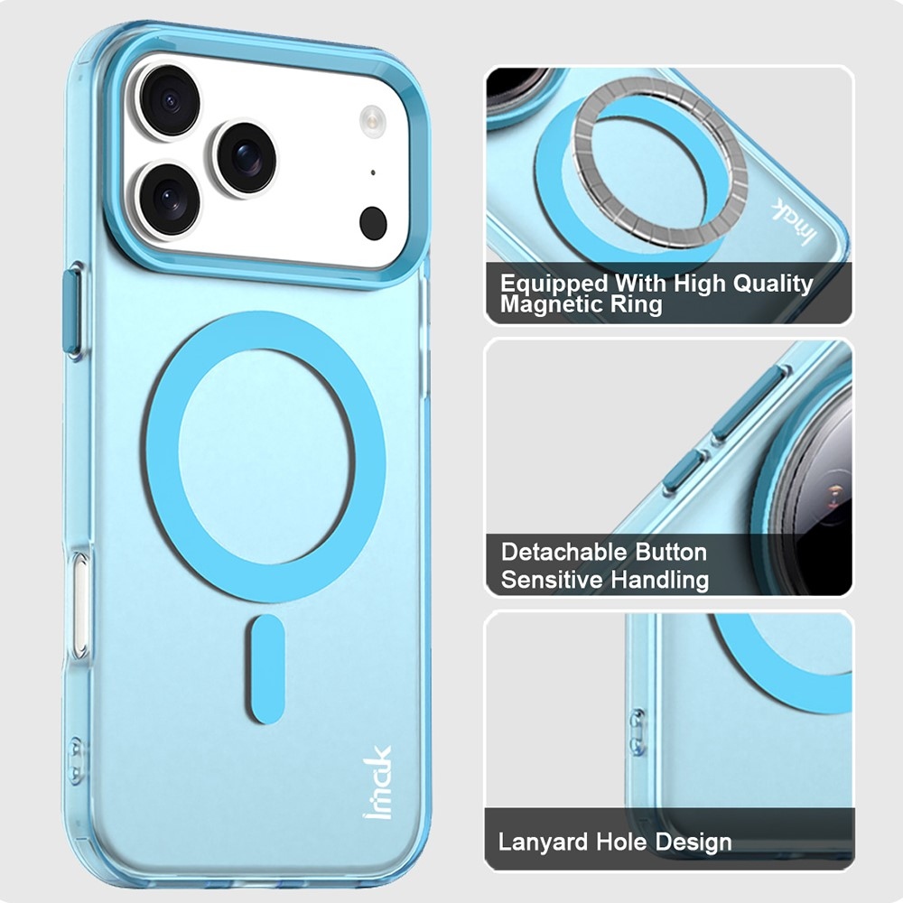 Candy gelový obal MagSafe pro iPhone 18 Pro / 17 Pro - modrý
