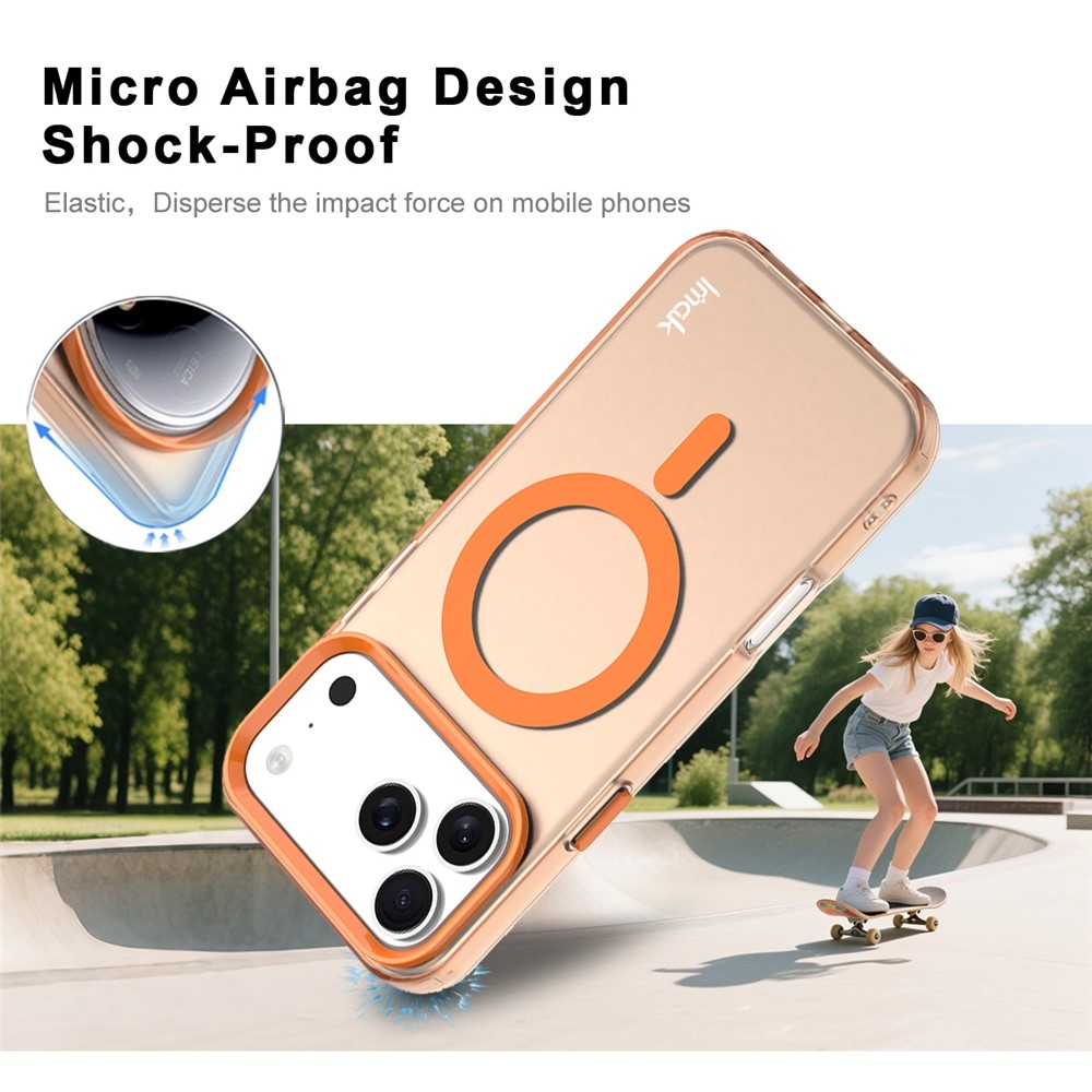 Candy gelový obal MagSafe pro iPhone 18 Pro / 17 Pro - oranžový