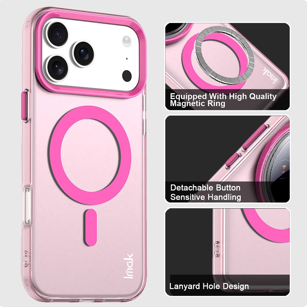 Candy gelový obal MagSafe pro iPhone 18 Pro / 17 Pro - růžový