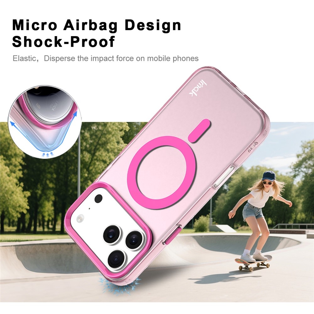 Candy gelový obal MagSafe pro iPhone 18 Pro / 17 Pro - růžový