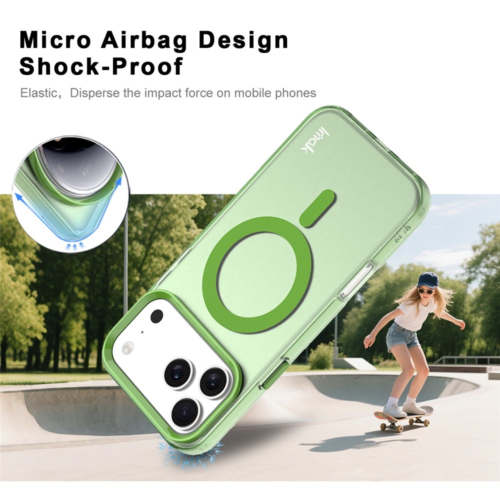 Candy gelový obal MagSafe pro iPhone 18 Pro / 17 Pro - zelený