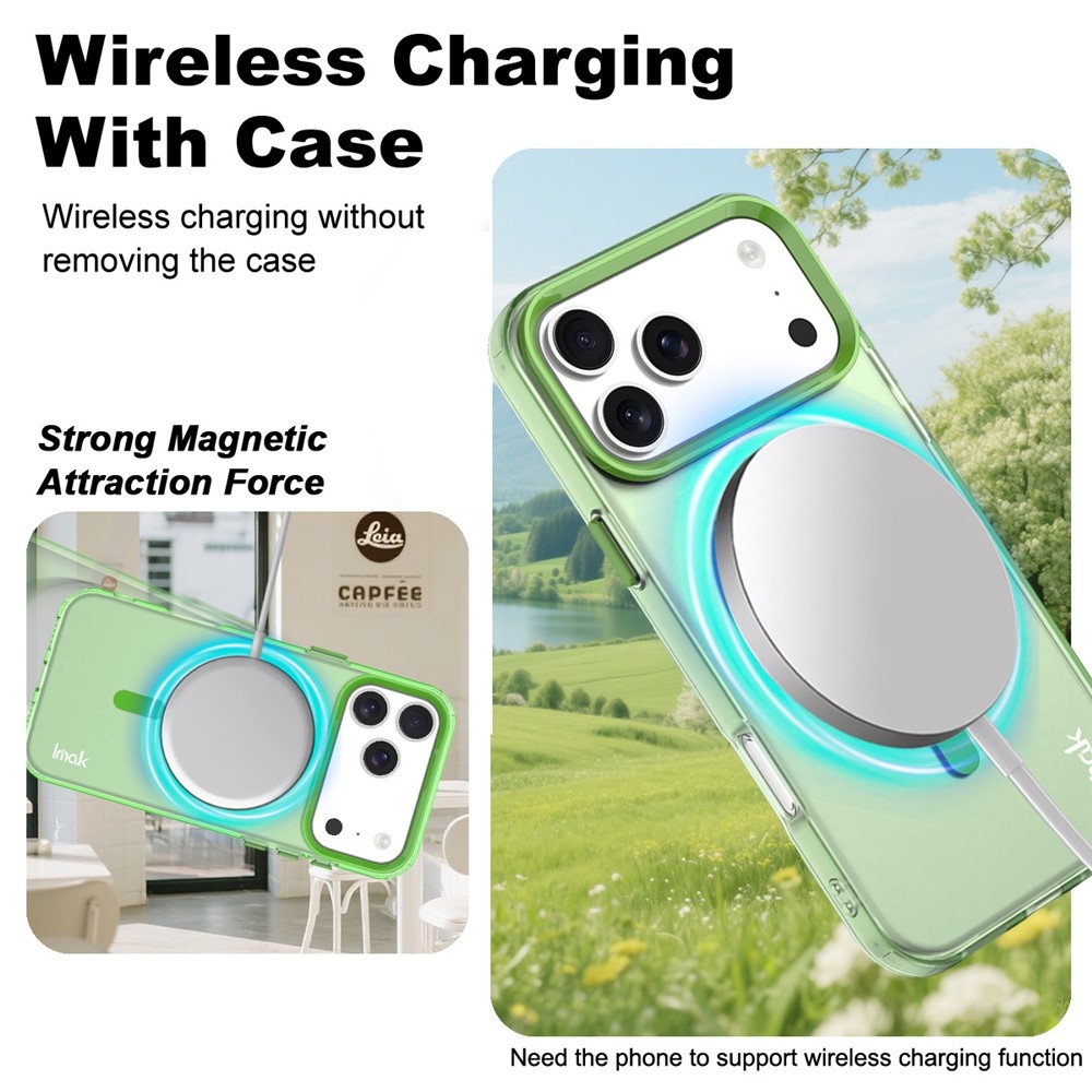 Candy gelový obal MagSafe pro iPhone 18 Pro / 17 Pro - zelený