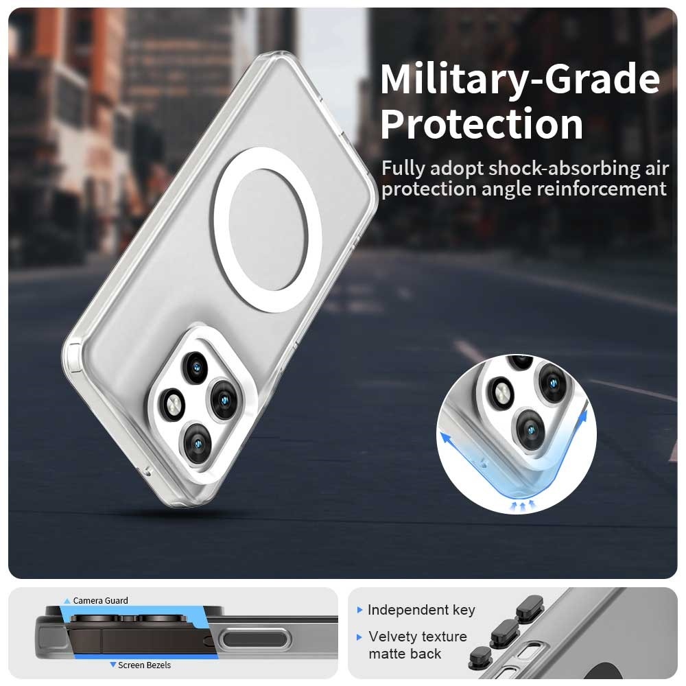 Candy gelový obal MagSafe pro Motorola Edge 60 Neo 5G/50 Neo 5G - bílý