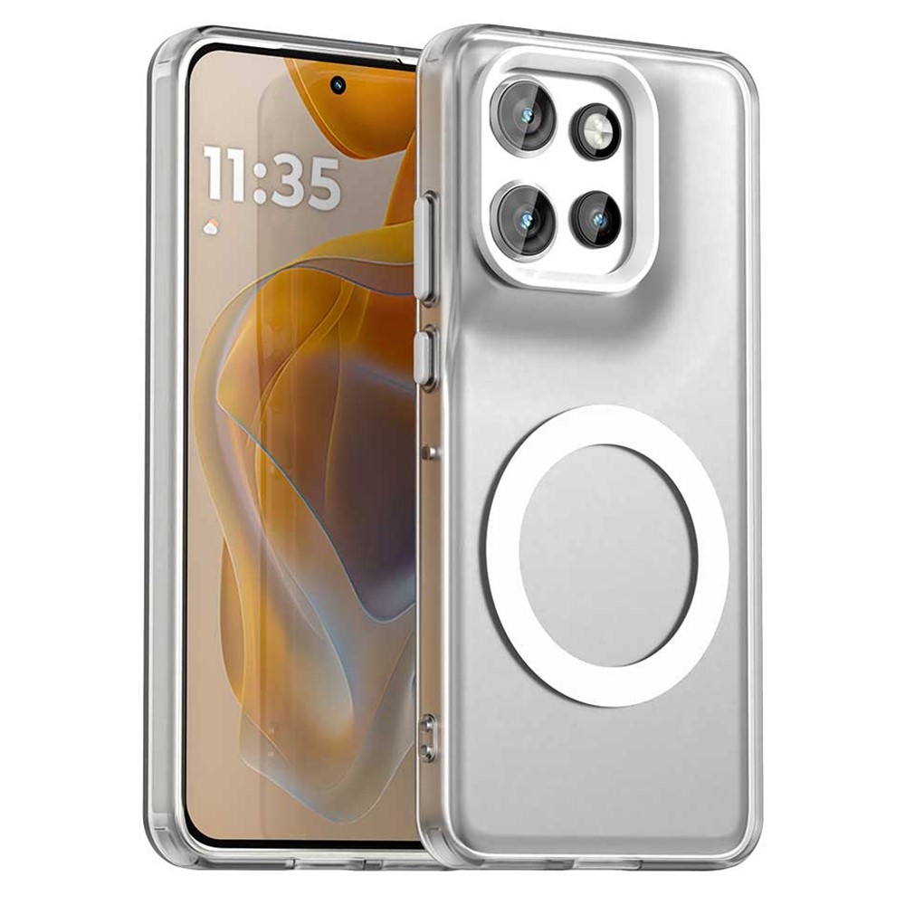 Candy gelový obal MagSafe pro Motorola Edge 60 Neo 5G/50 Neo 5G - bílý