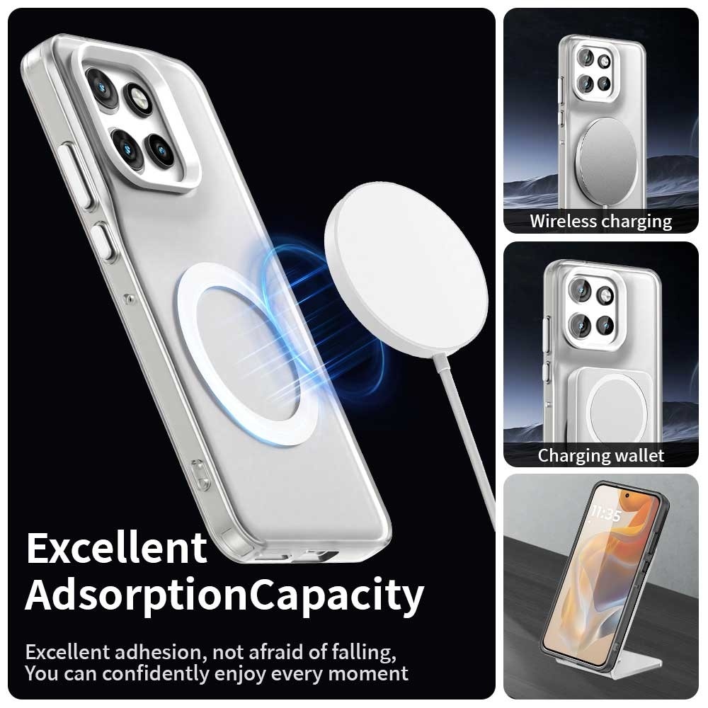 Candy gelový obal MagSafe pro Motorola Edge 60 Neo 5G/50 Neo 5G - bílý