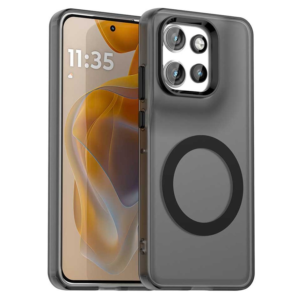 Candy gelový obal MagSafe pro Motorola Edge 60 Neo 5G/50 Neo 5G - černý