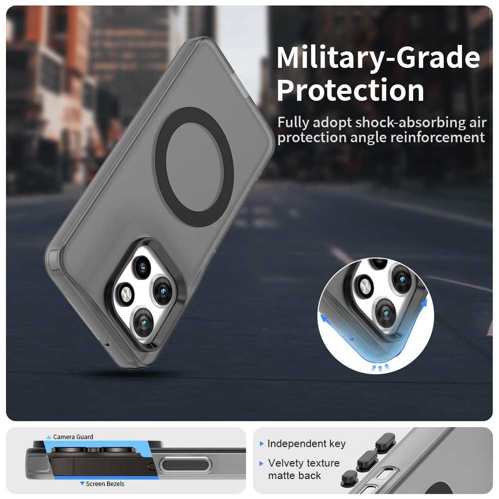 Candy gelový obal MagSafe pro Motorola Edge 60 Neo 5G/50 Neo 5G - černý