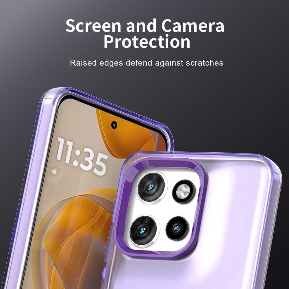 Candy gelový obal MagSafe pro Motorola Edge 60 Neo 5G/50 Neo 5G - fialový