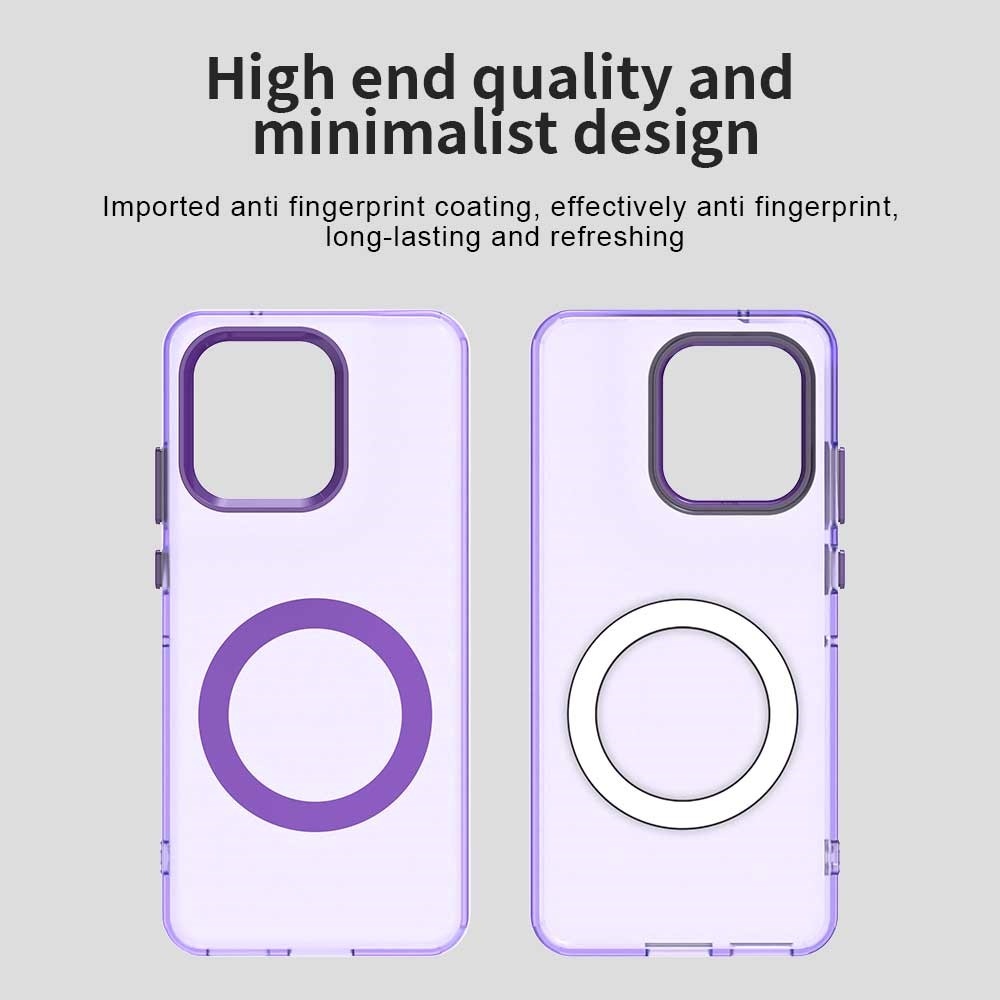 Candy gelový obal MagSafe pro Motorola Edge 60 Neo 5G/50 Neo 5G - fialový