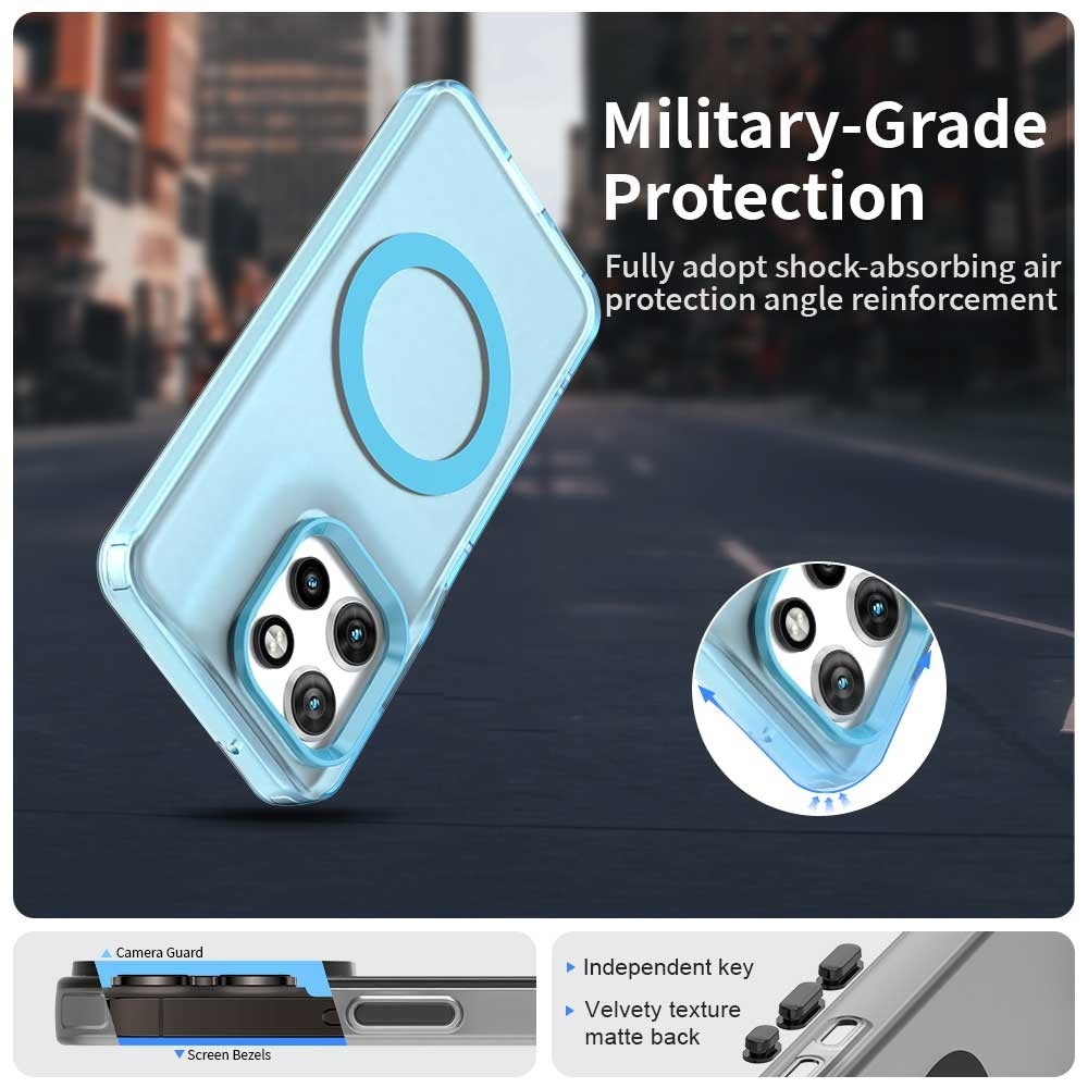 Candy gelový obal MagSafe pro Motorola Edge 60 Neo 5G/50 Neo 5G - modrý