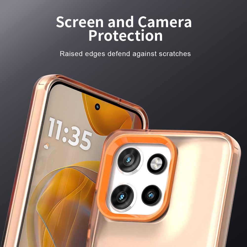 Candy gelový obal MagSafe pro Motorola Edge 60 Neo 5G/50 Neo 5G - oranžový