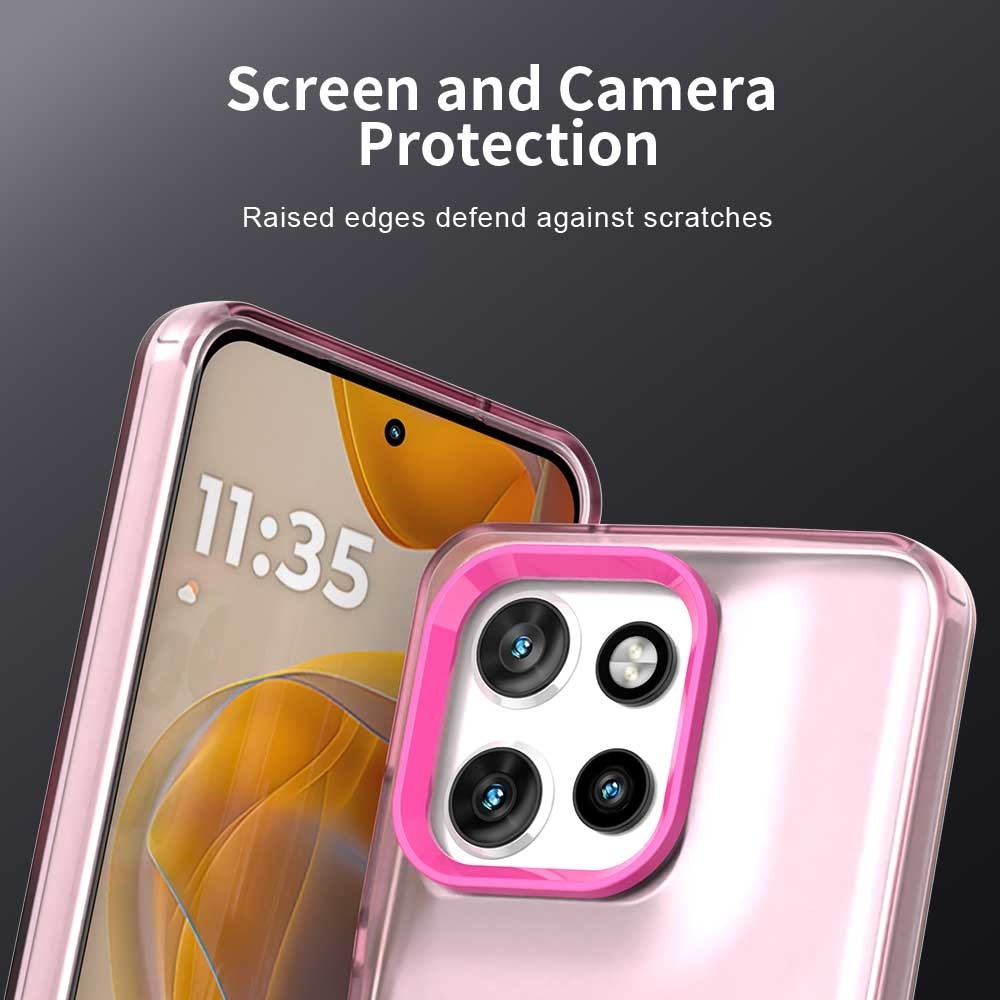 Candy gelový obal MagSafe pro Motorola Edge 60 Neo 5G/50 Neo 5G - růžový