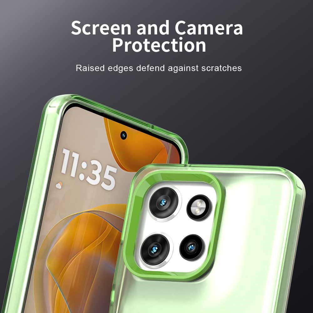 Candy gelový obal MagSafe pro Motorola Edge 60 Neo 5G/50 Neo 5G - zelený