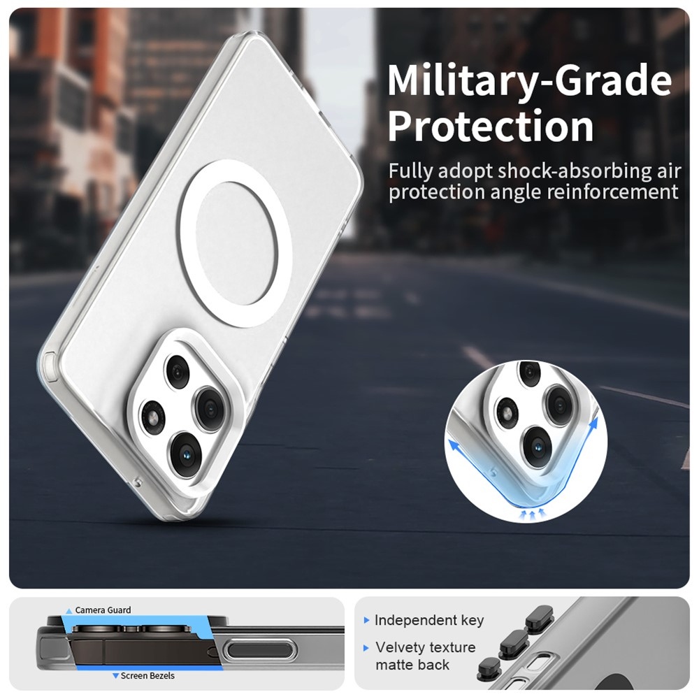 Candy gelový obal MagSafe pro Motorola Moto G86 5G - bílý