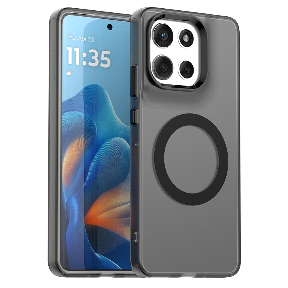 Candy gelový obal MagSafe pro Motorola Moto G86 5G - černý