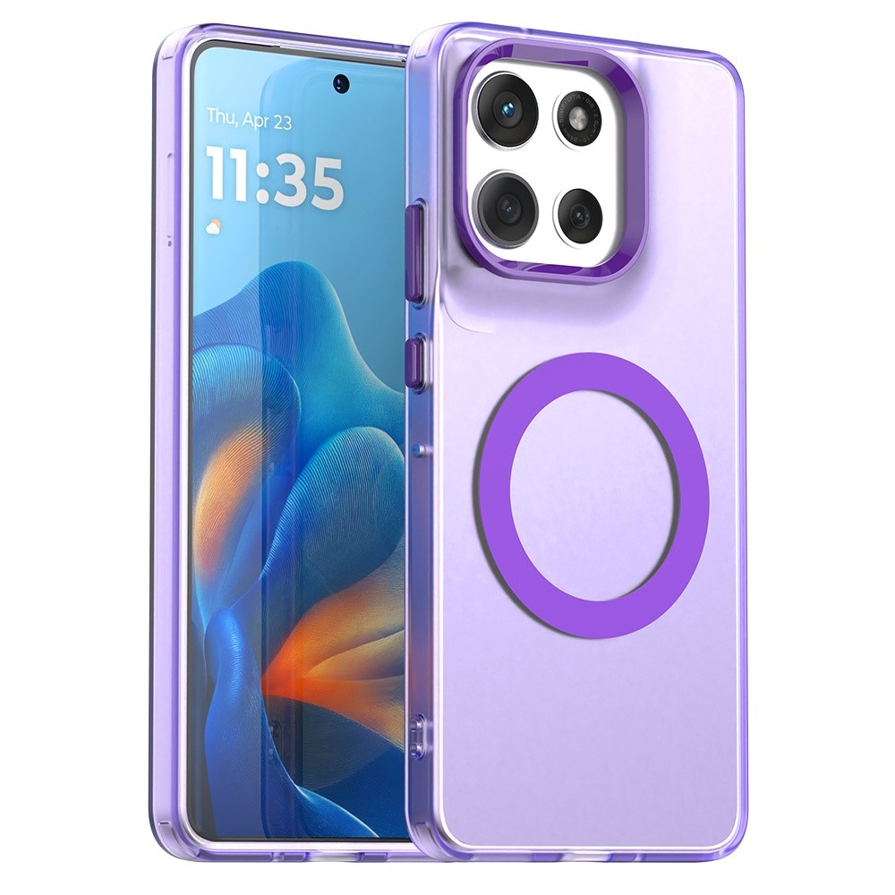 Candy gelový obal MagSafe pro Motorola Moto G86 5G - fialový