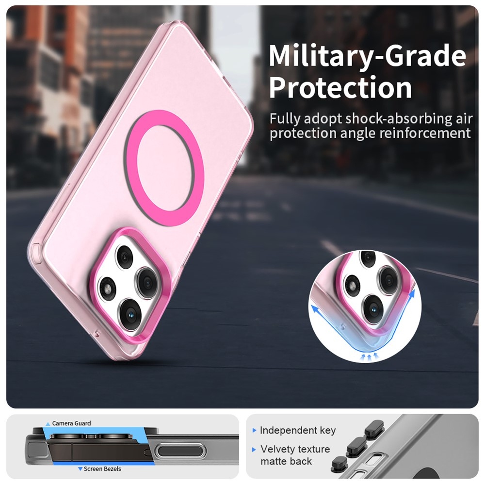 Candy gelový obal MagSafe pro Motorola Moto G86 5G - růžový