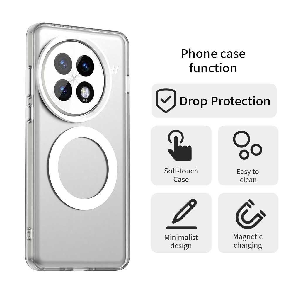 Candy gelový obal MagSafe pro OnePlus 13 - bílý