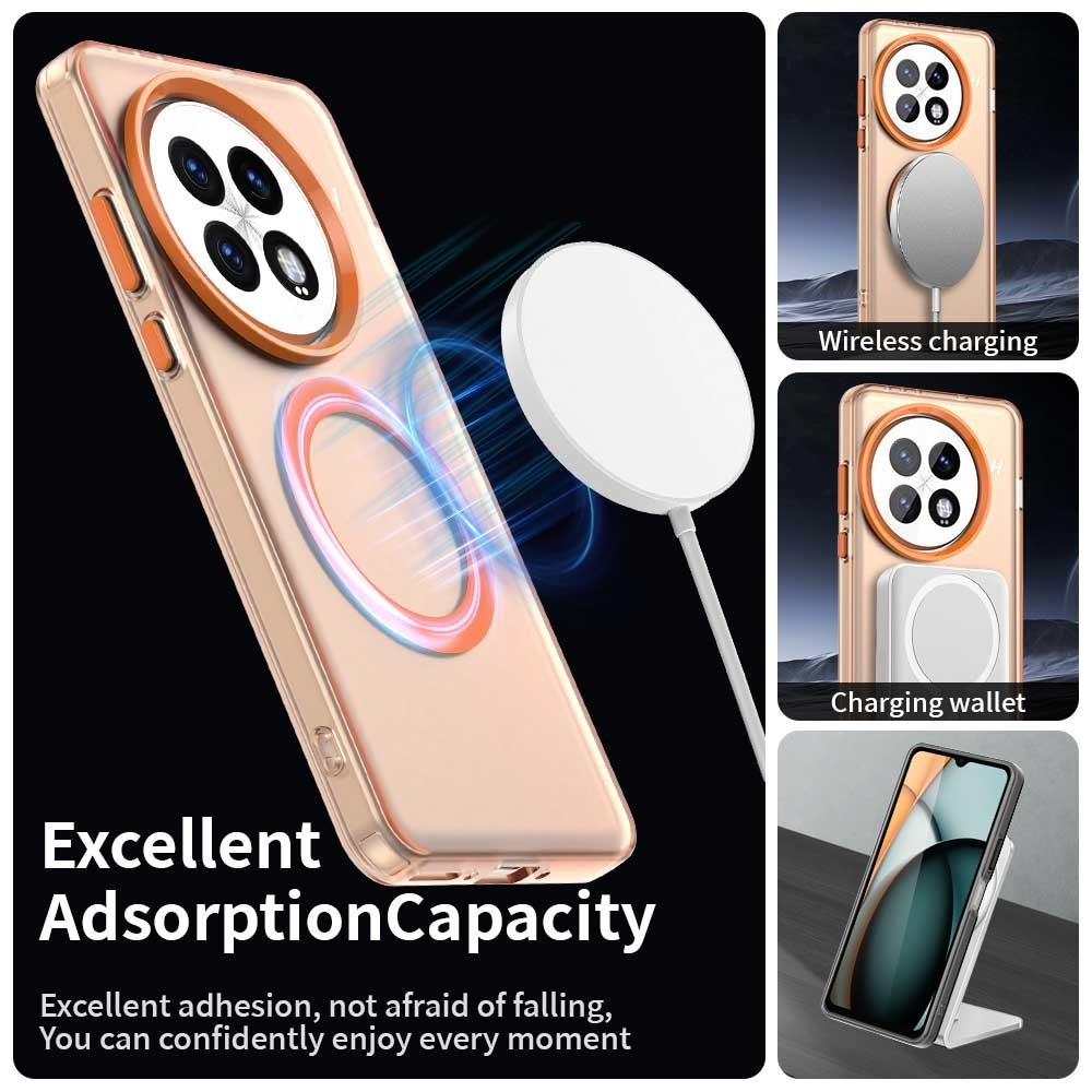 Candy gelový obal MagSafe pro OnePlus 13 - oranžový